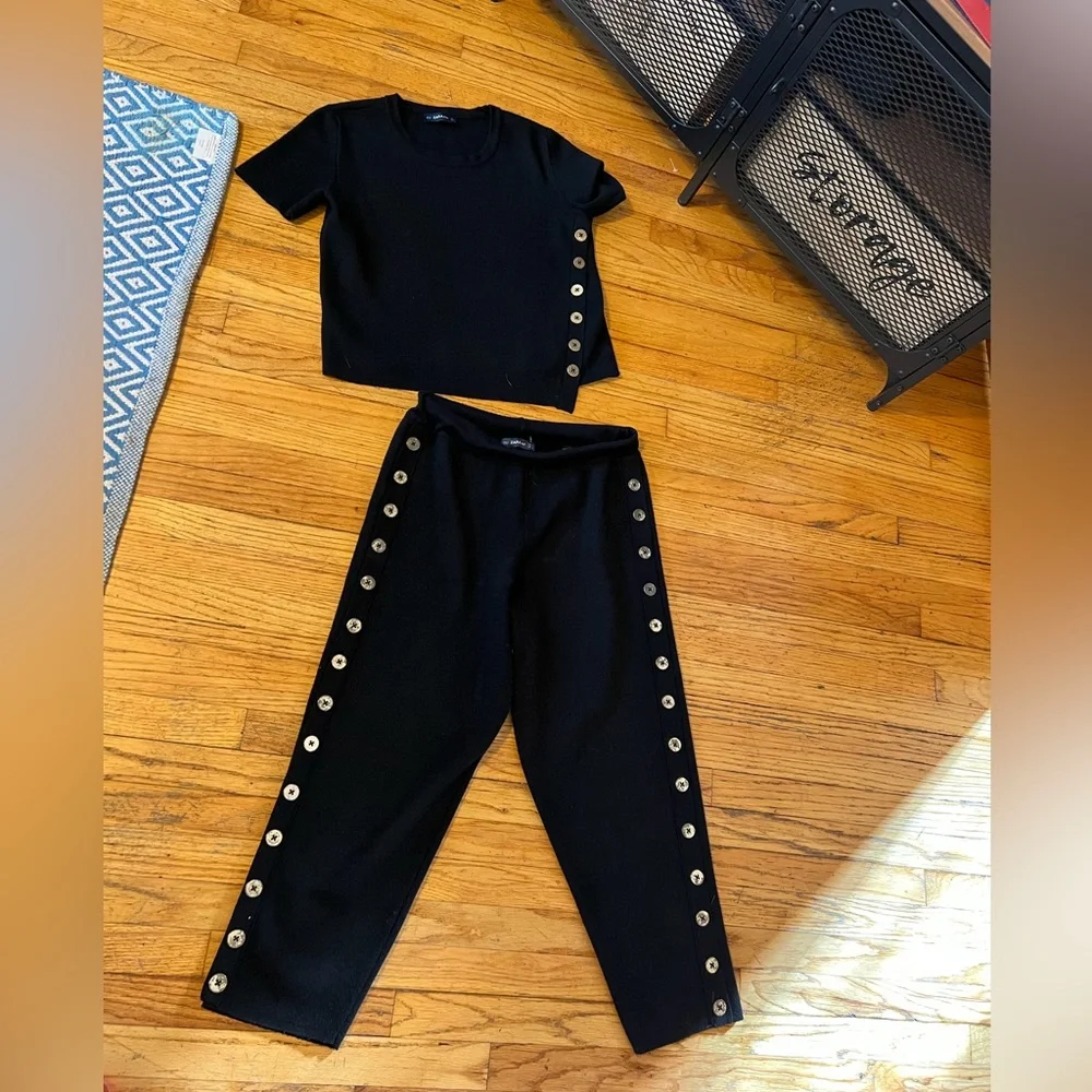 Great thicker knit Zara set size M - Picture 2 of 12